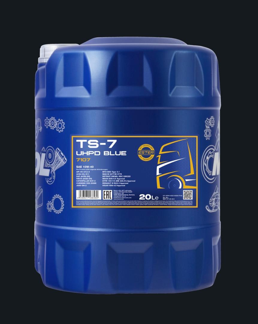 روغن مانول 10/40 ts7 لیتری 20 کد 7107